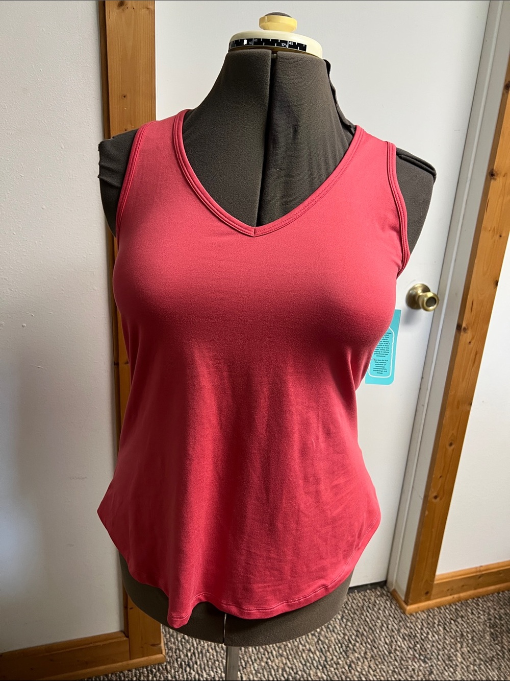 MTA Sport Women's V-Neck Tank Top - Coral